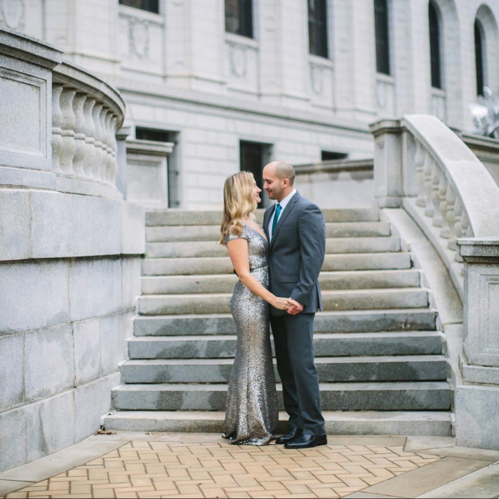 Michelle Sequin Gown by Dress The Population